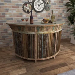 Rustic Wood Bar Brown - Olivia & May -Olivia & May GUEST 0075dc11 9668 4bb4 abe4 48f321208f4f