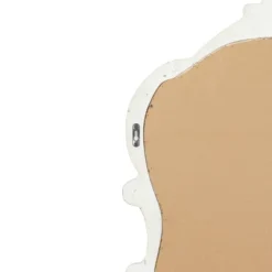 Wood Carved Acanthus Wall Mirror With Arched Top And Distressing Cream - Olivia & May -Olivia & May GUEST 01f33061 075f 47a2 ae54 241147cf4a65