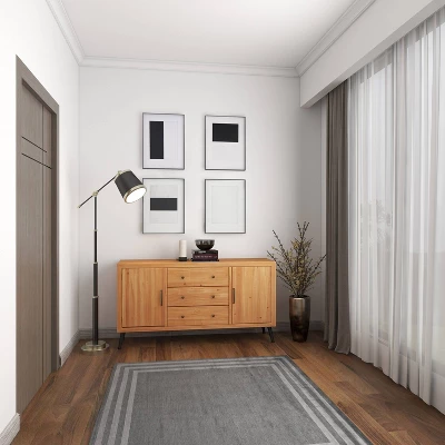 Modern Wood Sideboard Buffet Light Brown - Olivia & May 18 Modern Wood Sideboard Buffet Light Brown - Olivia & May - Image 16