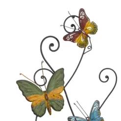 29" X 15" Iron Eclectic Butterfly Wall Décor - Olivia & May -Olivia & May GUEST 03c578f3 2dec 420b 9837 e045769ffb7a