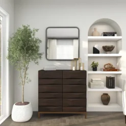 Contemporary Iron Metal Wall Mirror Gray - Olivia & May 26 Contemporary Iron Metal Wall Mirror Gray - Olivia & May -Olivia & May GUEST 03d02f9c c71a 4b86 a8a5 718ef614645d