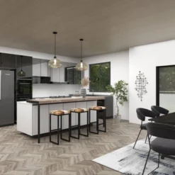 Industrial Cowhide And Metal Bar Height Stool Brown - Olivia & May -Olivia & May GUEST 044d9e24 4471 4bf9 95f9 e1a5117e1e07