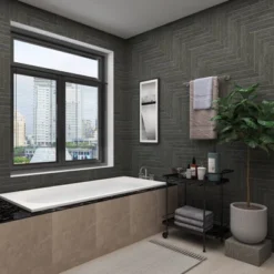 Contemporary Metal Bar Cart Black - Olivia & May -Olivia & May GUEST 04b12801 99a1 42ba 9bc6 301fd027ca69