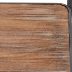 Metal And Wood 2 Tiered Wine Rack Chart Gray - Olivia & May -Olivia & May GUEST 050eb991 9697 4808 84f5 6711214972f4