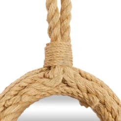 Jute Wall Mirror With Rope Accents Set Of 3 Brown - Olivia & May -Olivia & May GUEST 051dac8c 850b 4187 a5e0 62b09c1a52c4