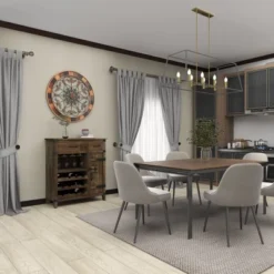 Wood Scroll Arabesque Wall Decor With Metal Fleur De Lis Relief Brown - Olivia & May -Olivia & May GUEST 053bebd8 9460 432e aae8 e0a000512c16