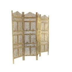 Traditional Intricate Carved Room Divider Screen Gold - Olivia & May -Olivia & May GUEST 05ab1fdb 54f0 4333 9613 9091836a636a