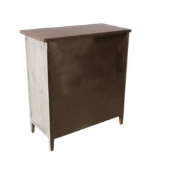 Natural Geometric Patterned Wood Cabinet Brown - Olivia & May 34 Natural Geometric Patterned Wood Cabinet Brown - Olivia & May -Olivia & May GUEST 060929c5 b133 43c5 8c26 70be548b3ec7