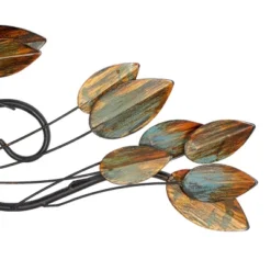 10" X 34" Metal Leaf Wall Decor Brown - Olivia & May -Olivia & May GUEST 07425be6 c316 4666 b409 3b1845b162ed