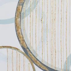 Canvas Abstract Circles Framed Wall Art With Silver Frame Multi Colored - Olivia & May -Olivia & May GUEST 07e4f9fe 0923 4b13 81d7 788cc7d6ac46