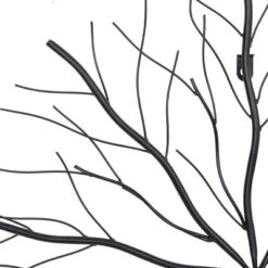 Set Of 3 Metal Starburst Wall Decors With Branch Inspired Design Black - Olivia & May -Olivia & May GUEST 0813db0e 9487 49a7 9dd5 661be3c154b2