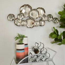 17" X 39" Aluminum Plate Wall Decor With Uneven Edges - Olivia & May -Olivia & May GUEST 08a3c3ee 11ae 4710 a3f1 8cea24f8dab5