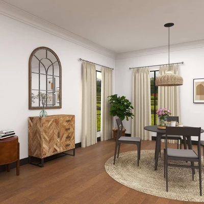 Contemporary Zigzag Pattern Mango Wood Cabinet Brown - Olivia & May 13 Contemporary Zigzag Pattern Mango Wood Cabinet Brown - Olivia & May - Image 11