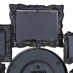 Metal 8 Photo Openings Wall Clock Green - Olivia & May 39 Metal 8 Photo Openings Wall Clock Green - Olivia & May -Olivia & May GUEST 0a1cd70b 0d8f 4431 b0e2 e62de0096d2e