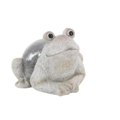 10" X 14" Magnesium Oxide Country Polystone Frog Garden Sculpture Gray - Olivia & May -Olivia & May GUEST 0a529bdf fa59 466d 99f5 df9d586b1e52