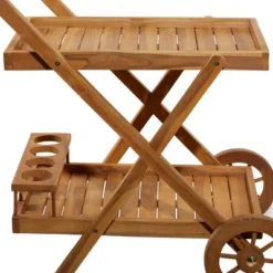 Trolley Patio Outdoor Serving Cart - Olivia & May -Olivia & May GUEST 0a9df512 5b74 4814 8140 83c27e7a2120