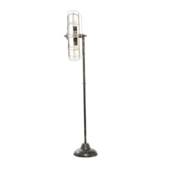 Industrial Metal Floor Lamp Brown - Olivia & May -Olivia & May GUEST 0bcc26dc 6a88 48f0 8d36 b0174d565295