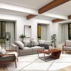 Wood Rectangle Shaped Wall Mirror With Thin Minimalistic Frame - Olivia & May -Olivia & May GUEST 0c50b593 2aa1 4547 a99f b0be089f8c4b