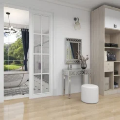 Set Of 2 Glam Wood Console Tables Gray - Olivia & May -Olivia & May GUEST 0cbce31a 19d5 4f88 bb59 e60be3da003a