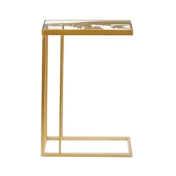 Contemporary Metal And Glass Accent Table Gold - Olivia & May 10 Contemporary Metal And Glass Accent Table Gold - Olivia & May -Olivia & May GUEST 0cf4bd40 541d 4a7c b6bc a5beb5675f84