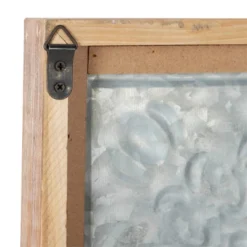 Metal Scroll Wall Clock With Embossed Metal Brown - Olivia & May -Olivia & May GUEST 0d3e531b ad37 43cb 8431 3b02de45fc2d