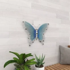 Eclectic Butterfly Wall Decor Silver - Olivia & May -Olivia & May GUEST 0e35a8e0 feb3 4f8b 8155 87a90b2c03bf