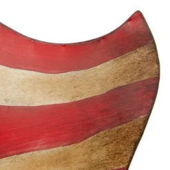 Metal American Flag Indoor Outdoor Wall Decor Red - Olivia & May -Olivia & May GUEST 0e38831b 2202 4cc5 9e38 08df2d1d991c