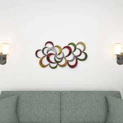 Metal Abstract Scalloped Wall Decor - Olivia & May -Olivia & May GUEST 0e97881a baa5 4af8 995f 5a722c61b412