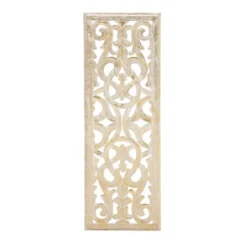 Wood Floral Handmade Intricately Carved Wall Decor - Olivia & May 41 Wood Floral Handmade Intricately Carved Wall Decor - Olivia & May -Olivia & May GUEST 0f70c230 90f5 46f6 9681 c9f8946f51f0