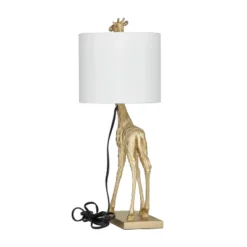 Eclectic Polyresin Giraffe Table Lamp Gold - Olivia & May -Olivia & May GUEST 0fa50670 00ff 4f12 b97f abbda4cfd5d0