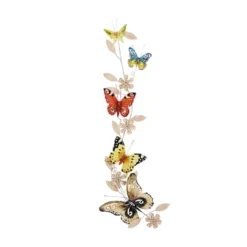 Metal Butterfly Indoor Outdoor Wall Decor - Olivia & May -Olivia & May GUEST 0fc39dd2 12e3 47d3 8626 b40dde29dd7f