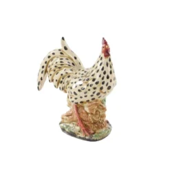 14" X 13" Farmhouse Ceramic Chicken Garden Sculpture Beige - Olivia & May -Olivia & May GUEST 108ab26a 5298 4eb9 85ba 340ca9ba5683