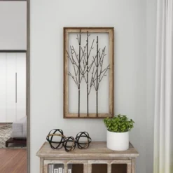 Contemporary Metal Nature Wall Decor Brown - Olivia & May -Olivia & May GUEST 10cff2de 5002 4940 99e8 98bba14d09e1