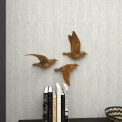 Resin Bird Metallic 3D Sculpted Wall Decor Set Of 3 Gold - Olivia & May -Olivia & May GUEST 10d2d3da 95de 4ac9 92e7 4c3e6906ec4d