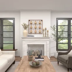 Metal Bell Square Frame Wall Decor Brass - Olivia & May 26 Metal Bell Square Frame Wall Decor Brass - Olivia & May -Olivia & May GUEST 10e714eb bdf9 4f1d 97fc 89c204c575d2