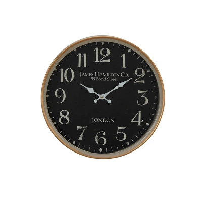 16"x16" Metal Wall Clock - Olivia & May 9 16"x16" Metal Wall Clock - Olivia & May - Image 7