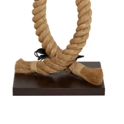 Rustic Jute Floor Lamp Brown - Olivia & May -Olivia & May GUEST 115b0cff adc7 49f5 977b 415f3ff61702