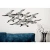 Metal Bird Flying Flock Of Wall Decor White - Olivia & May -Olivia & May GUEST 116ad74a 0a0b 4d41 9c08 cb83957b0ae2