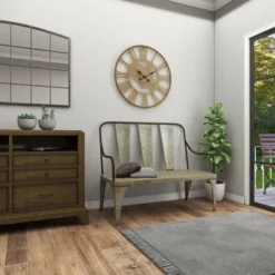 Metal Garden Bench - Olivia & May 23 Metal Garden Bench - Olivia & May -Olivia & May GUEST 130bc092 1529 416a bf8a b0d7a16ef65c