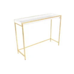 Set Of 2 Contemporary Console Tables White - Olivia & May -Olivia & May GUEST 13638325 3cb7 4876 8ed0 20bef5715dec