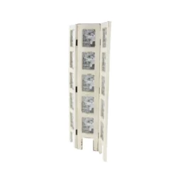 Farmhouse Chinquapin Wood Rectangle Room Divider Screen White - Olivia & May -Olivia & May GUEST 13b9330b 41b7 44d7 82dc 9392c374ba94