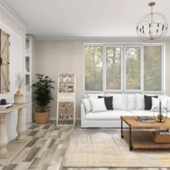 Wood 6 Slot Wall Photo Frame With Floor Stand Brown - Olivia & May -Olivia & May GUEST 13c01a3b bc7b 4d9f 812a 1ab04522d85c