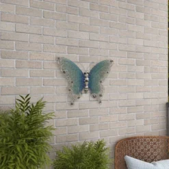 Eclectic Butterfly Wall Decor Silver - Olivia & May -Olivia & May GUEST 13df9218 1107 4e66 8bce 209112fda203