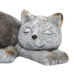 7" Magnesium Oxide Country Cats Garden Sculpture Gray - Olivia & May -Olivia & May GUEST 153c4dab 5fd3 4487 889c a10565308eb2