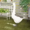 25" X 8" Magnesium Oxide French Country Duck Garden Sculpture White - Olivia & May -Olivia & May GUEST 15583e57 85ad 4ffe ae71 9042e22a9af7
