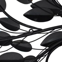 14" X 47" Metal Leaf Wall Decor Brown - Olivia & May -Olivia & May GUEST 1602e160 62e1 4e79 8c15 6eee6e6bf53f