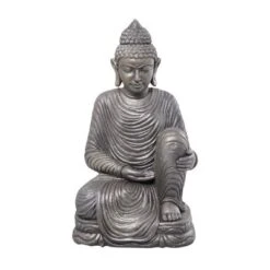 36" Magnesium Oxide Buddha Sculpture For Garden & Outdoor Decor - Olivia & May -Olivia & May GUEST 169859d0 7b90 4396 9759 0e0c2c7cc3e1