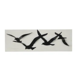 Metal Bird Wall Decor Black - Olivia & May -Olivia & May GUEST 16b62886 a73f 4988 ac51 9404c645dc8b