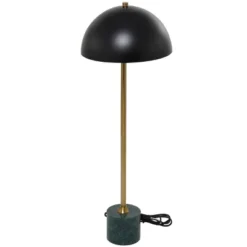 28" X 10" Metal Umbrella Style Desk Lamp With Marble Base - Olivia & May -Olivia & May GUEST 16d5128b 3ed6 4093 aede fca8cefc2b16