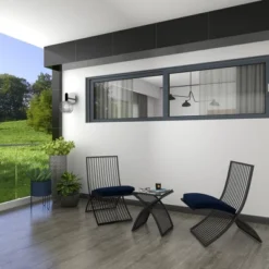 3pc Eclectic Metal Outdoor Seating Set - Black - Olivia & May -Olivia & May GUEST 16eadae3 502a 463f b02d c29e1aaa734b